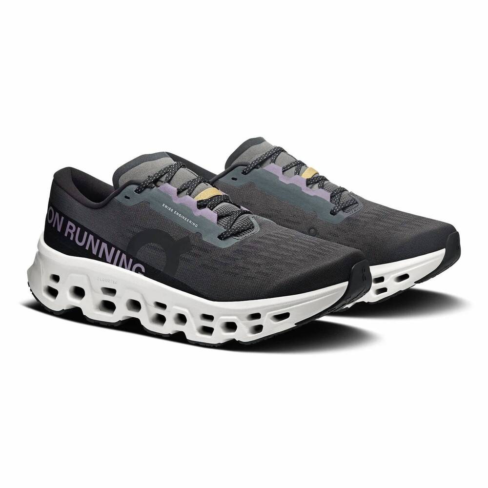 NEW ON RUNNING men's cloudmonster 3 sneaker in eclipse/frost